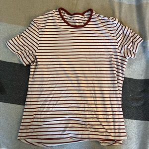 Excellent condition Lululemon stripped T-shirt